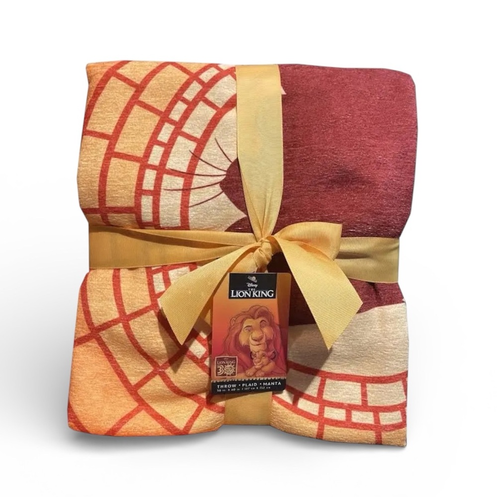 Disney Throw Blanket - The Lion King 30th Anniversary - Simba Woven Throw 🆕